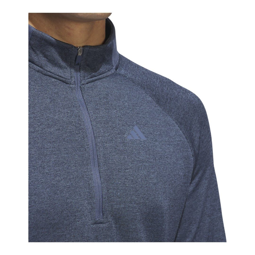 adidas DWR Ribbed 1/4 Zip Golf Midlayer IU4496