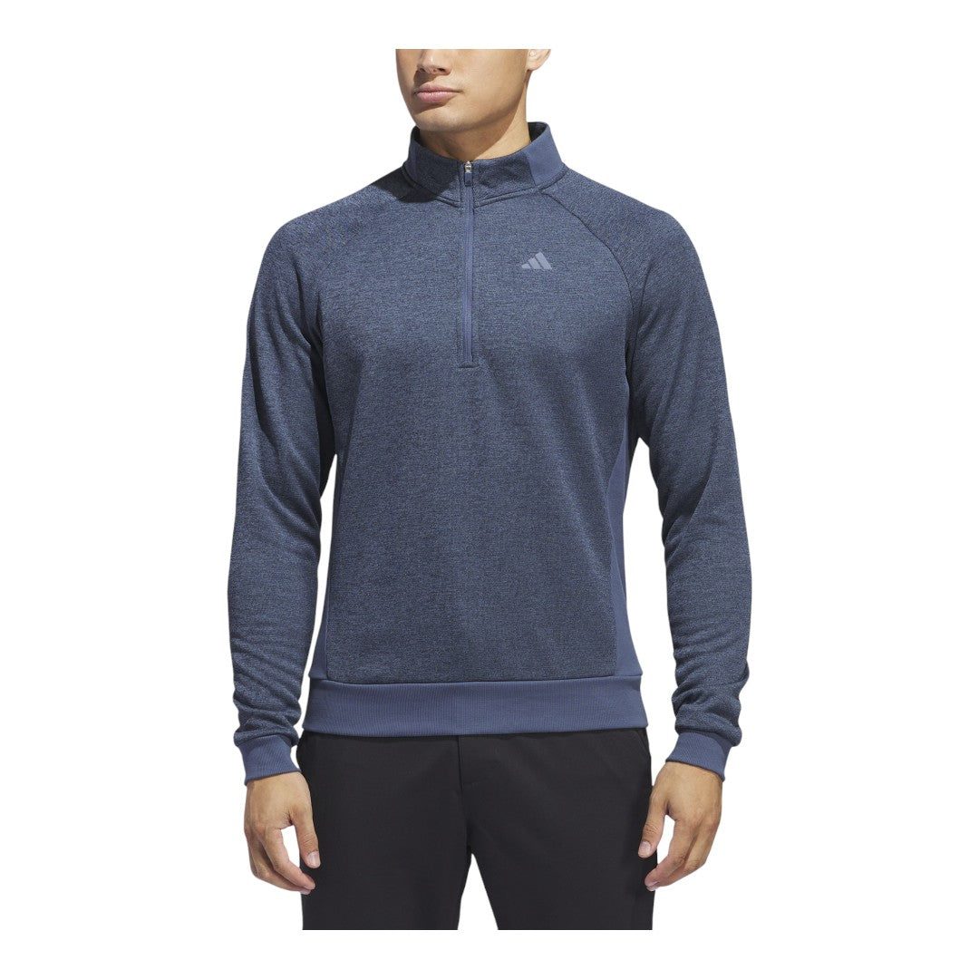 adidas DWR Ribbed 1/4 Zip Golf Midlayer IU4496