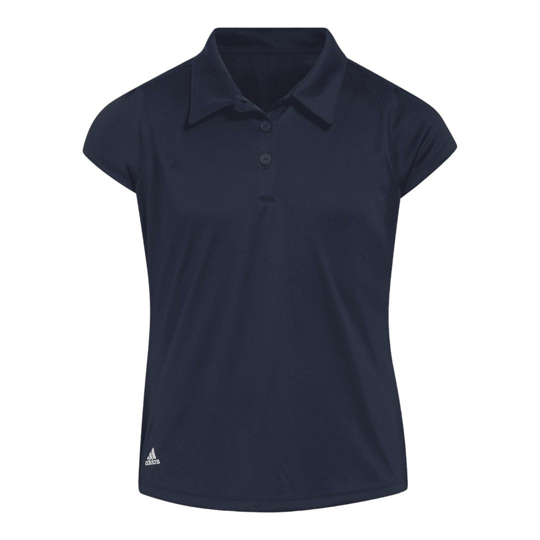 Junior adidas Girls Performance Primegreen Golf Polo Shirt HS1645