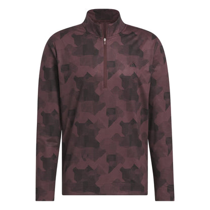 adidas Go-To Printed 1/4 Zip Golf Mid Layer IK3018