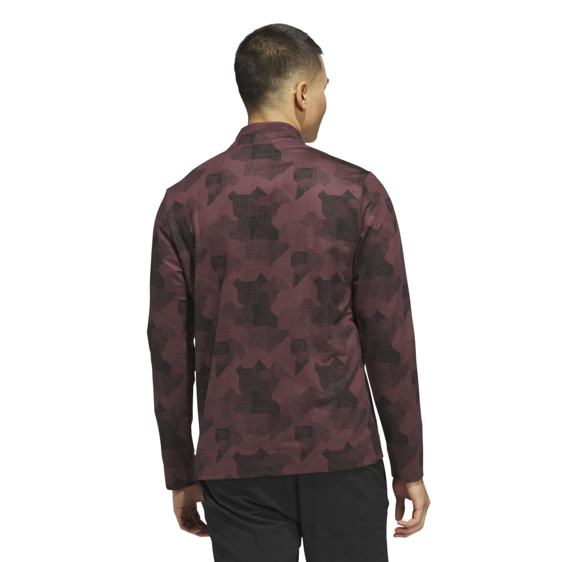 adidas Go-To Printed 1/4 Zip Golf Mid Layer IK3018