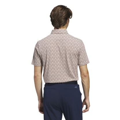 adidas Go-To Printed Stripe Golf Polo Shirt JF4931