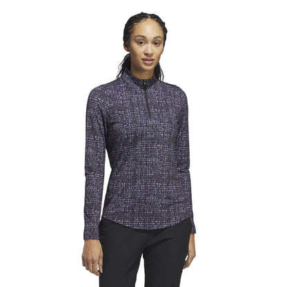adidas Ladies Long Sleeve Digitized Golf Mid Layer IW4127
