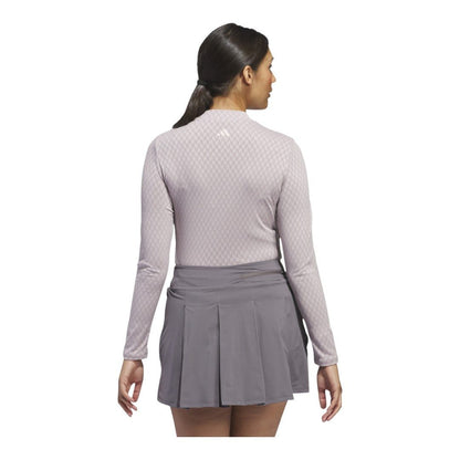 adidas Ladies Ultimate365 Tour HEAT.RDY Mock Golf Polo Shirt IP8656