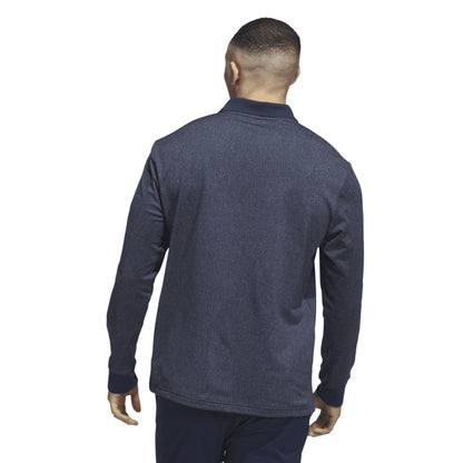 adidas Long Sleeve Heather Golf Polo Shirt HZ0426