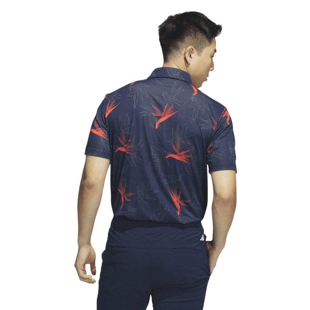 adidas Oasis Mesh Print Golf Shirt IL9631