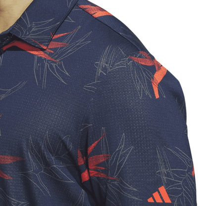 adidas Oasis Mesh Print Golf Shirt IL9631