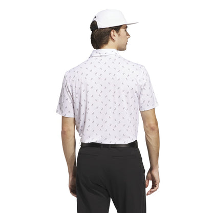 adidas Ultimate 365 Printed Mesh Golf Polo Shirt JF4908