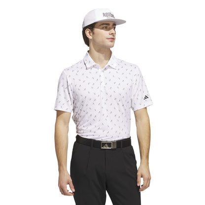 adidas Ultimate 365 Printed Mesh Golf Polo Shirt JF4908