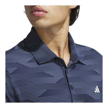 adidas Ultimate 365 Wave Print Golf Polo Shirt JN9136
