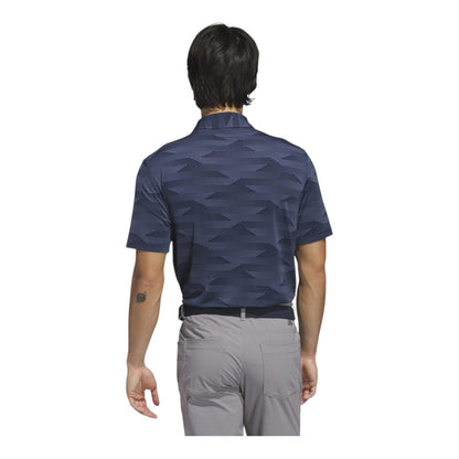 adidas Ultimate 365 Wave Print Golf Polo Shirt JN9136
