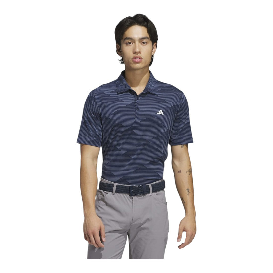 adidas Ultimate 365 Wave Print Golf Polo Shirt JN9136