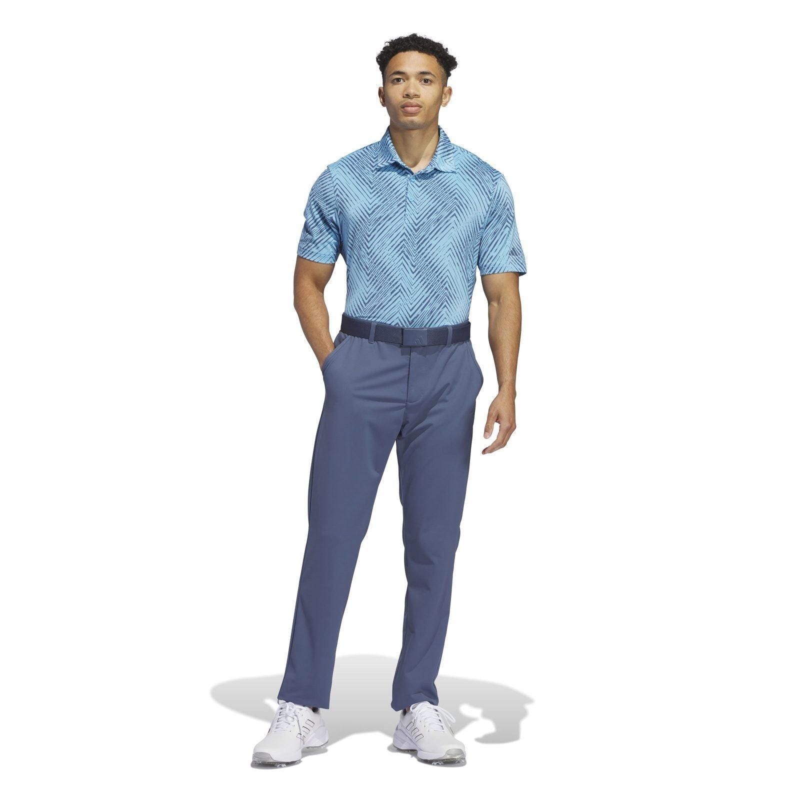 adidas Ultimate365 Allover Print Golf Polo Shirt IU4390