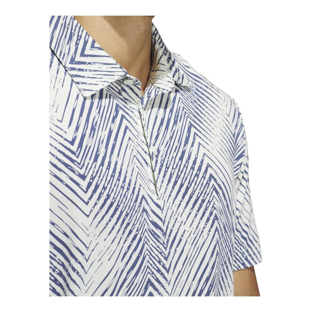 adidas Ultimate365 Allover Print Golf Polo Shirt IU4386