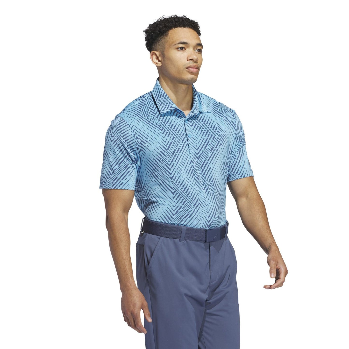 adidas Ultimate365 Allover Print Golf Polo Shirt IU4390