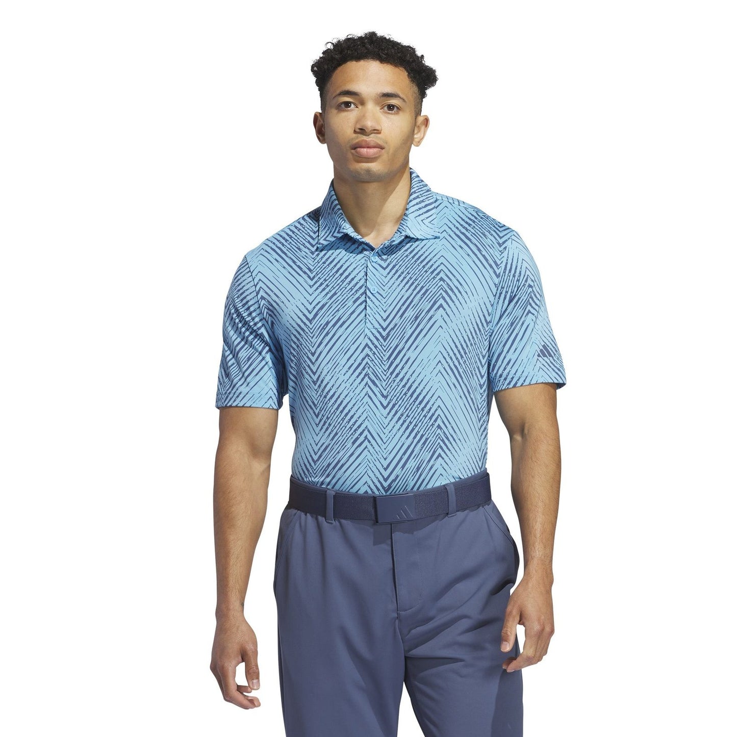 adidas Ultimate365 Allover Print Golf Polo Shirt IU4390