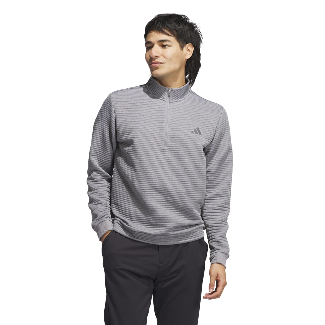 adidas Ultimate365 DWR Textured 1/4 Zip Golf Mid Layer IL0563 adidas Ultimate365 DWR Textured 1/4 Zip Golf Mid Layer IL0563