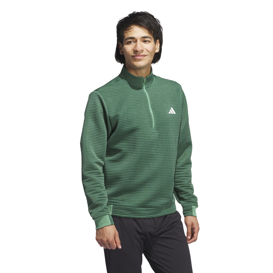 adidas Ultimate365 DWR Textured 1/4 Zip Golf Mid Layer IL0560