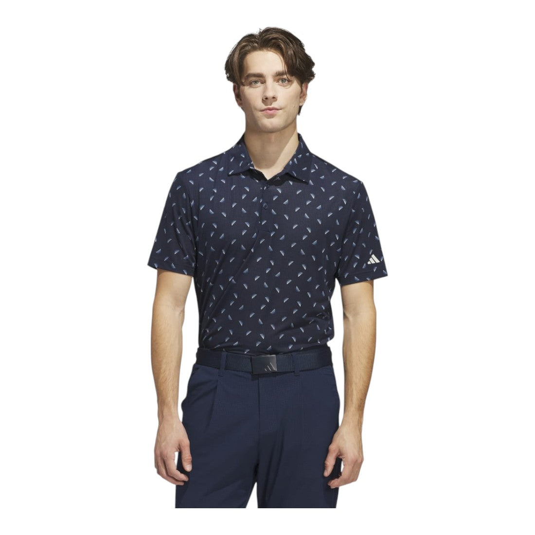 adidas Ultimate365 Mesh Print Golf Polo Shirt JF4909