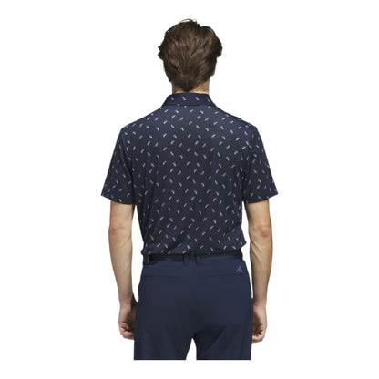 adidas Ultimate365 Mesh Print Golf Polo Shirt JF4909