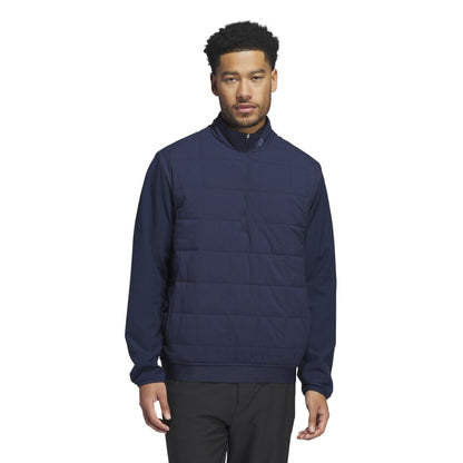 adidas Ultimate365 Quilted 1/2 Zip Golf Wind Top IW1391