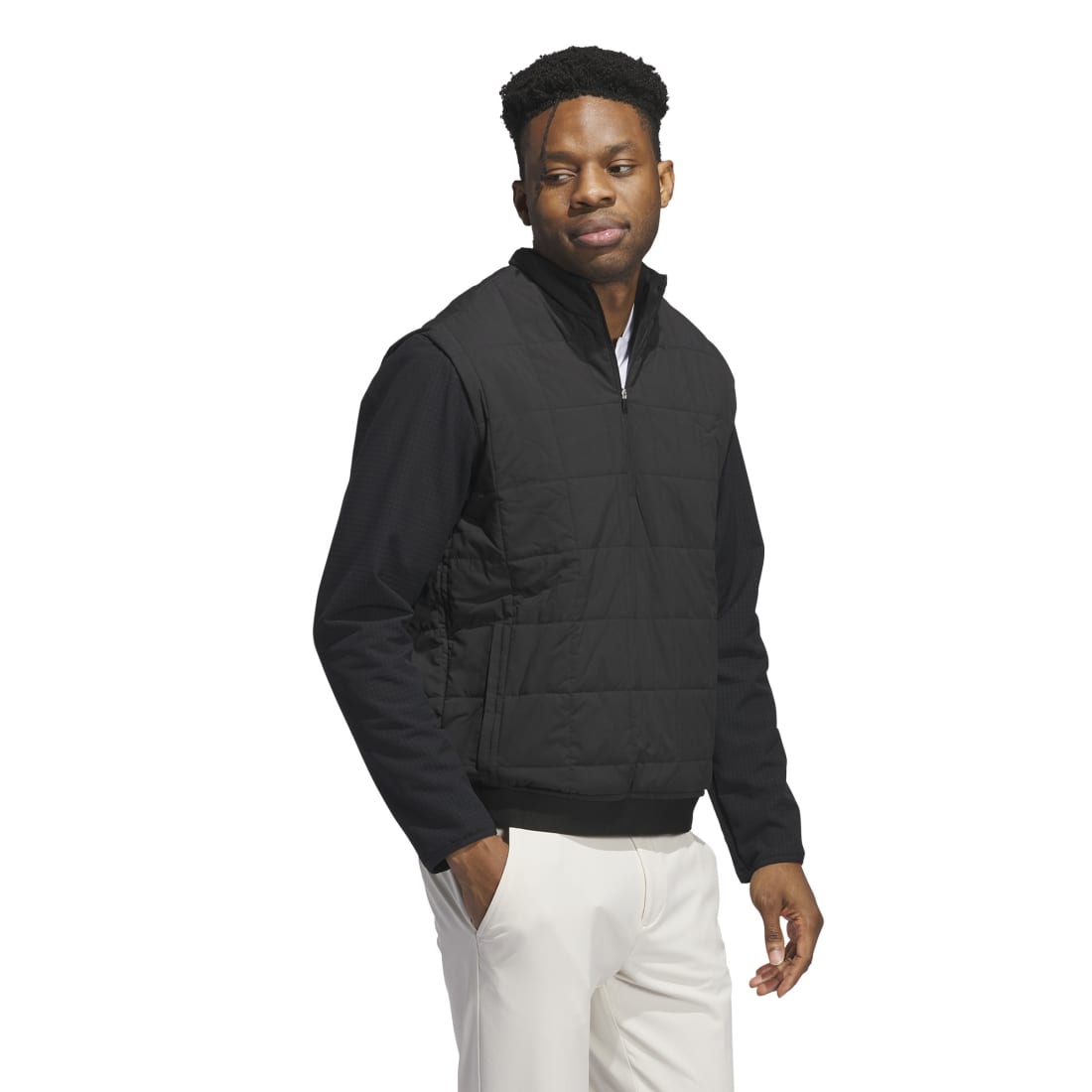 adidas Ultimate365 Quilted DWR 1/2 Zip Golf Mid Layer IT0153