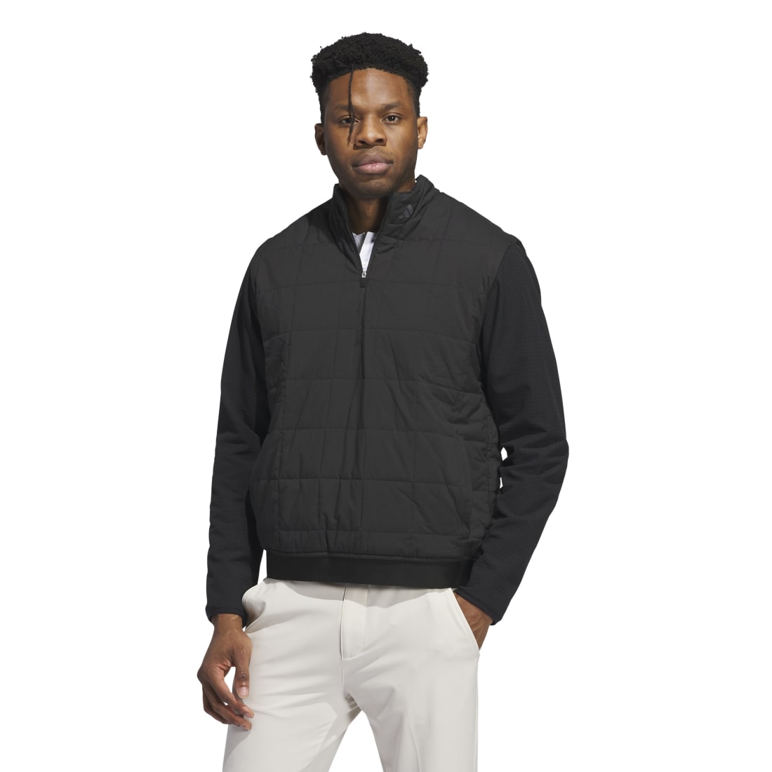 adidas Ultimate365 Quilted DWR 1/2 Zip Golf Mid Layer IT0153