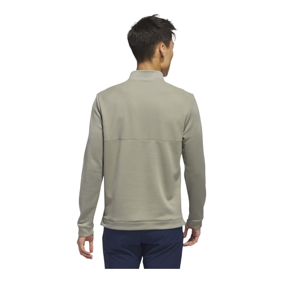 adidas Ultimate365 Textured 1/4 Zip Golf Midlayer IS8882