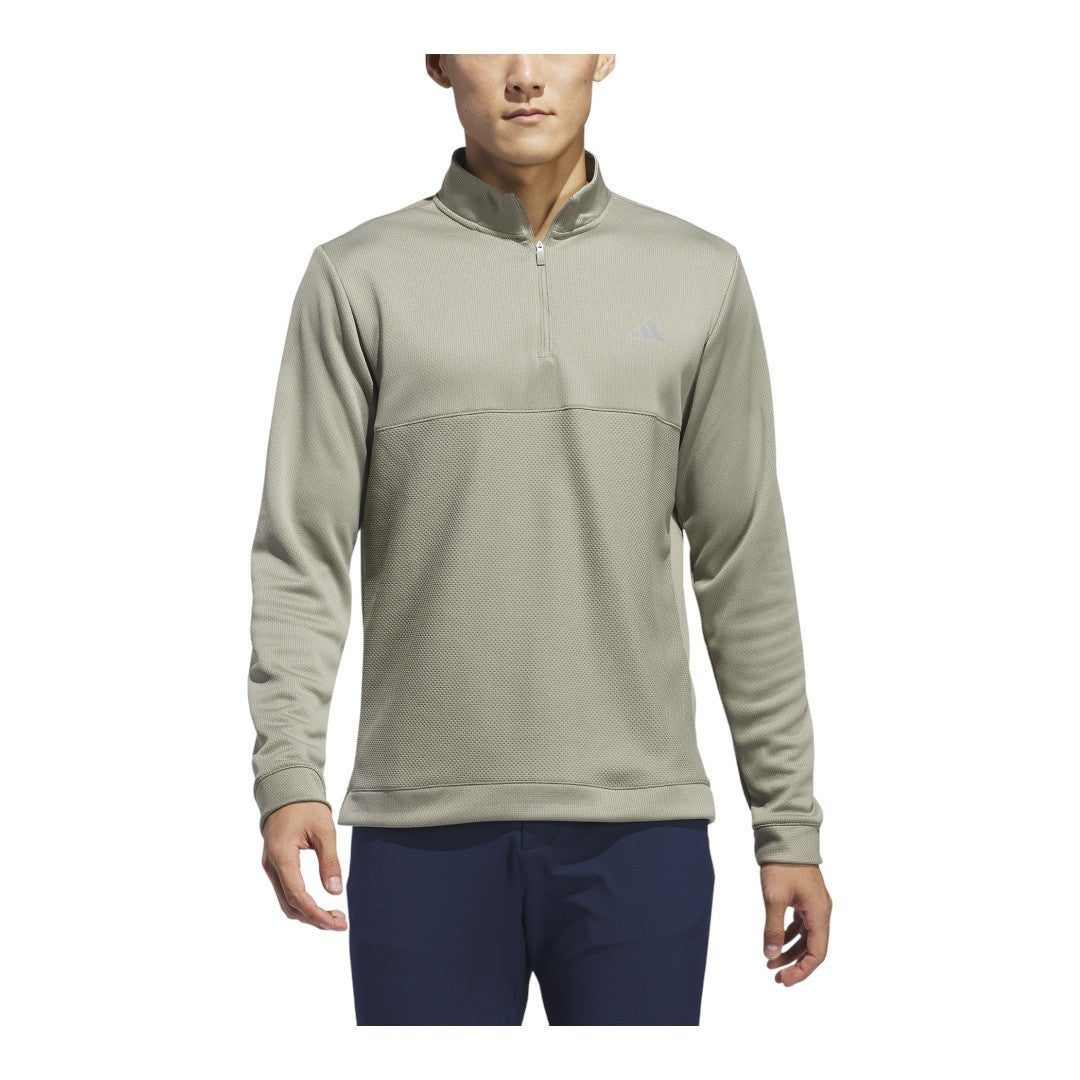 adidas Ultimate365 Textured 1/4 Zip Golf Midlayer IS8882