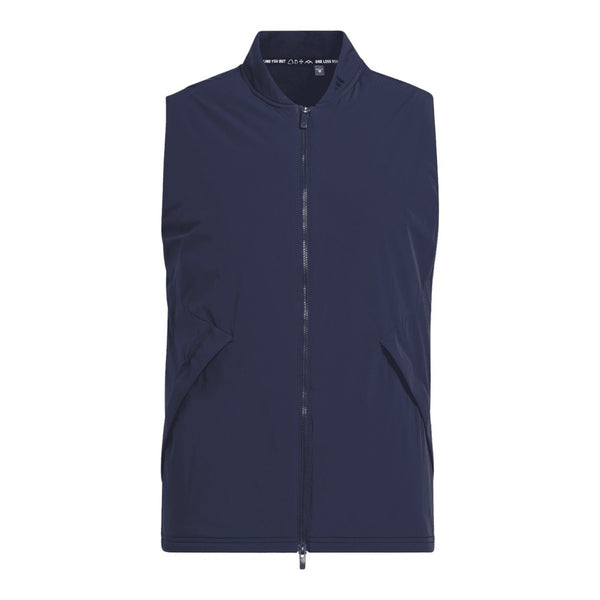 Audire♡Frill smart vest(Navy)S Flop Shot Men's Full Zip Vest | Navy | William Murray Golf