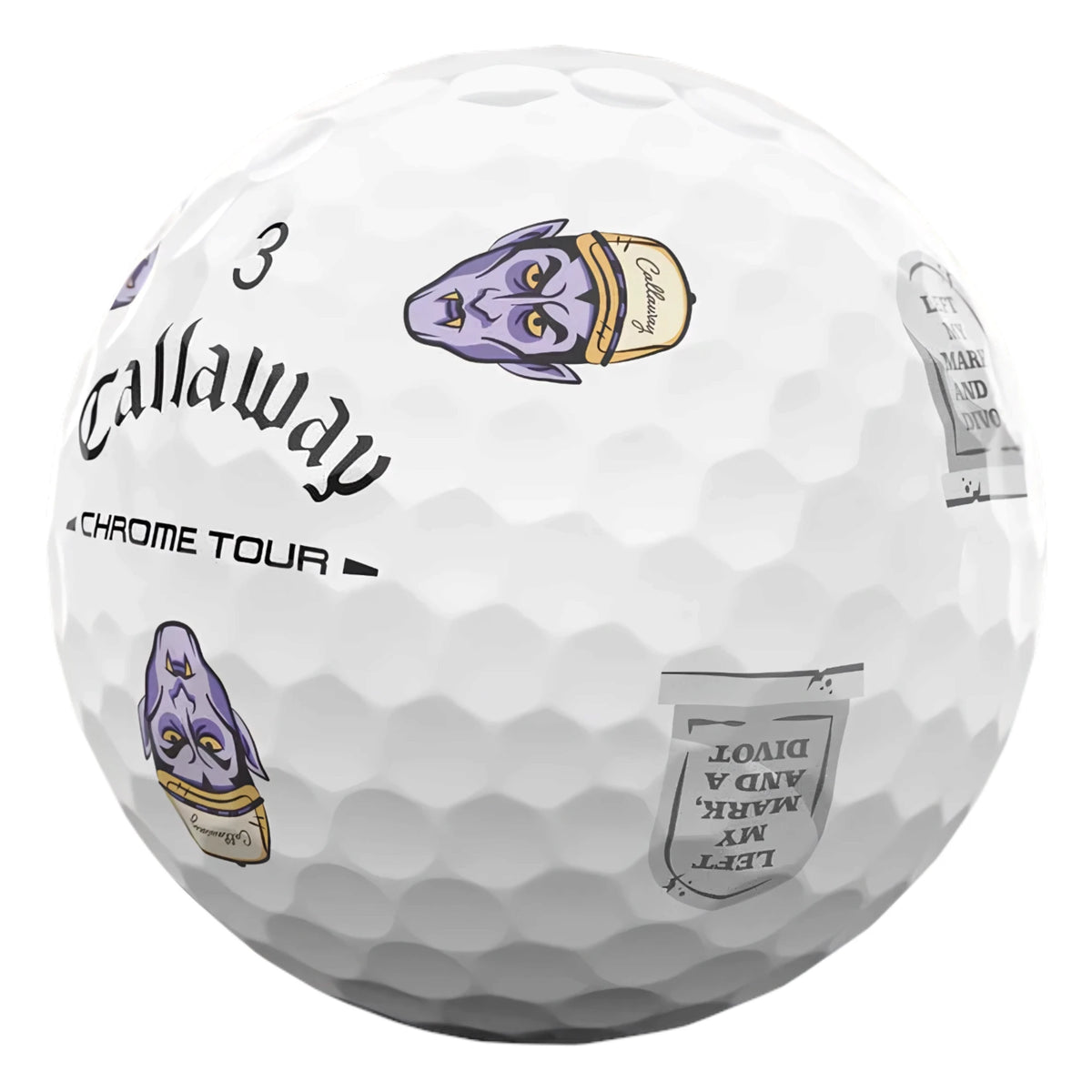 Callaway Chrome Tour TruVis Halloween Golf Balls