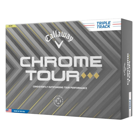 Callaway Chrome Tour Triple Diamond Triple Track Golf Balls | White
