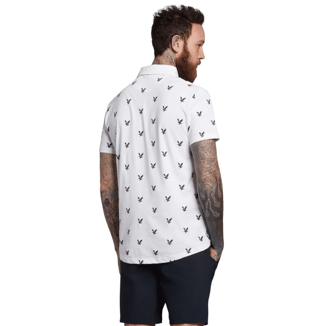 Lyle & Scott Eagle Print Polo Shirt SP1563