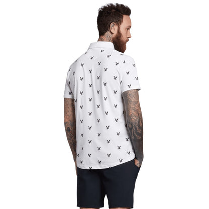 Lyle & Scott Eagle Print Polo Shirt SP1563