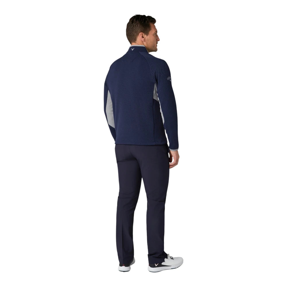 Callaway Blocked LS 1/4 Zip Golf Pullover CGKFF0F8
