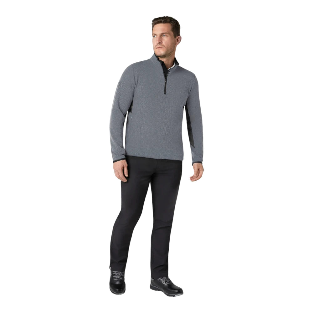 Callaway Blocked LS 1/4 Zip Golf Pullover CGKFF0F8