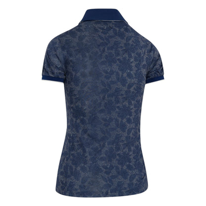 Ladies Callaway Rib Trim Printed Golf Polo Shirt CGKFG085