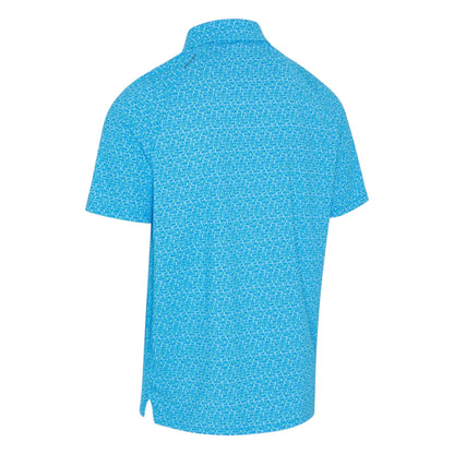 Callaway Tile Gingham Print Golf Polo Shirt CGKSG064