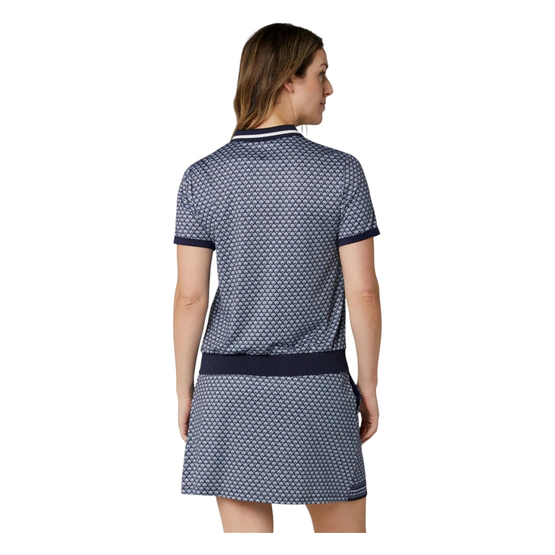 Callaway Ladies Scarf GEO Short Sleeve Polo Shirt CGKSG076