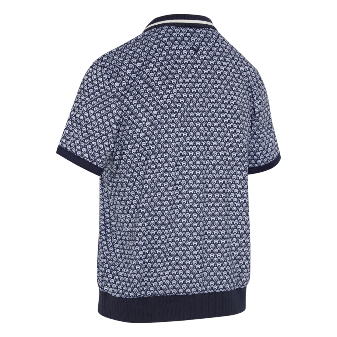 Callaway Ladies Scarf GEO Short Sleeve Polo Shirt CGKSG076