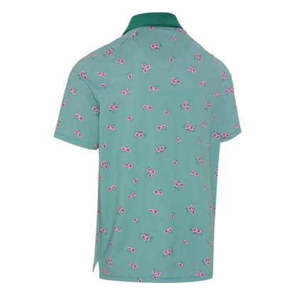 Callaway Azalea Gingham Print Golf Polo Shirt CGKSG084