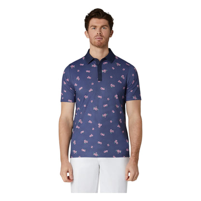 Callaway Azalea Gingham Print Golf Polo Shirt CGKSG084