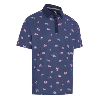 Callaway Azalea Gingham Print Golf Polo Shirt CGKSG084