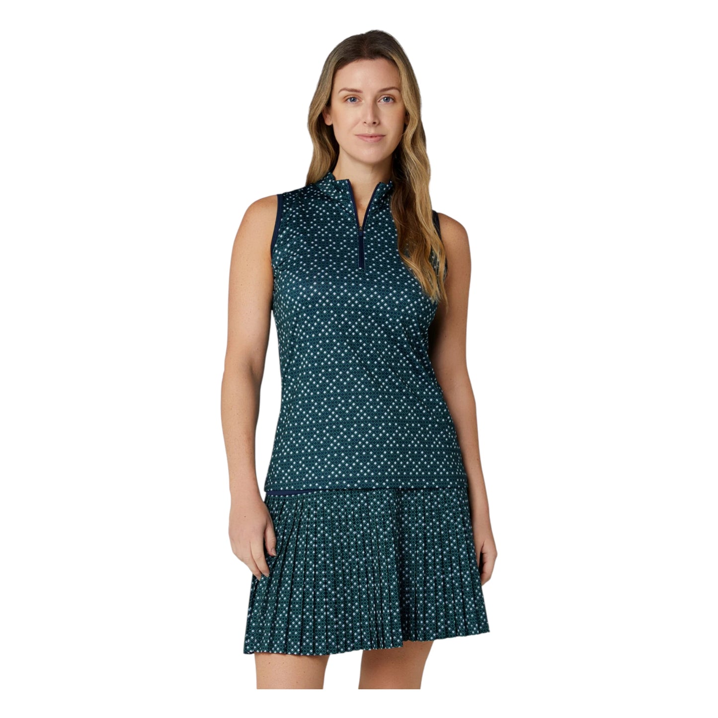 Callaway Ladies Mock Neo Sleeveless Golf Polo Shirt CGKSG099