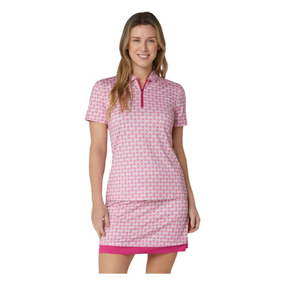 Callaway Ladies Deco GEO Short Sleeve Golf Polo CGKSG0A6