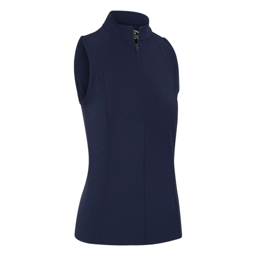 Callaway Ladies Rib Play Sleeveless Mock CGKSG0C3
