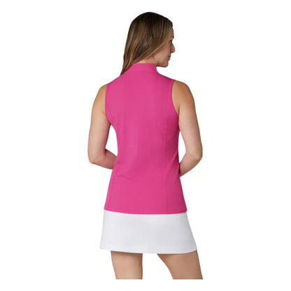 Callaway Ladies Rib Play Sleeveless Golf Polo Shirt CGKSG0C3