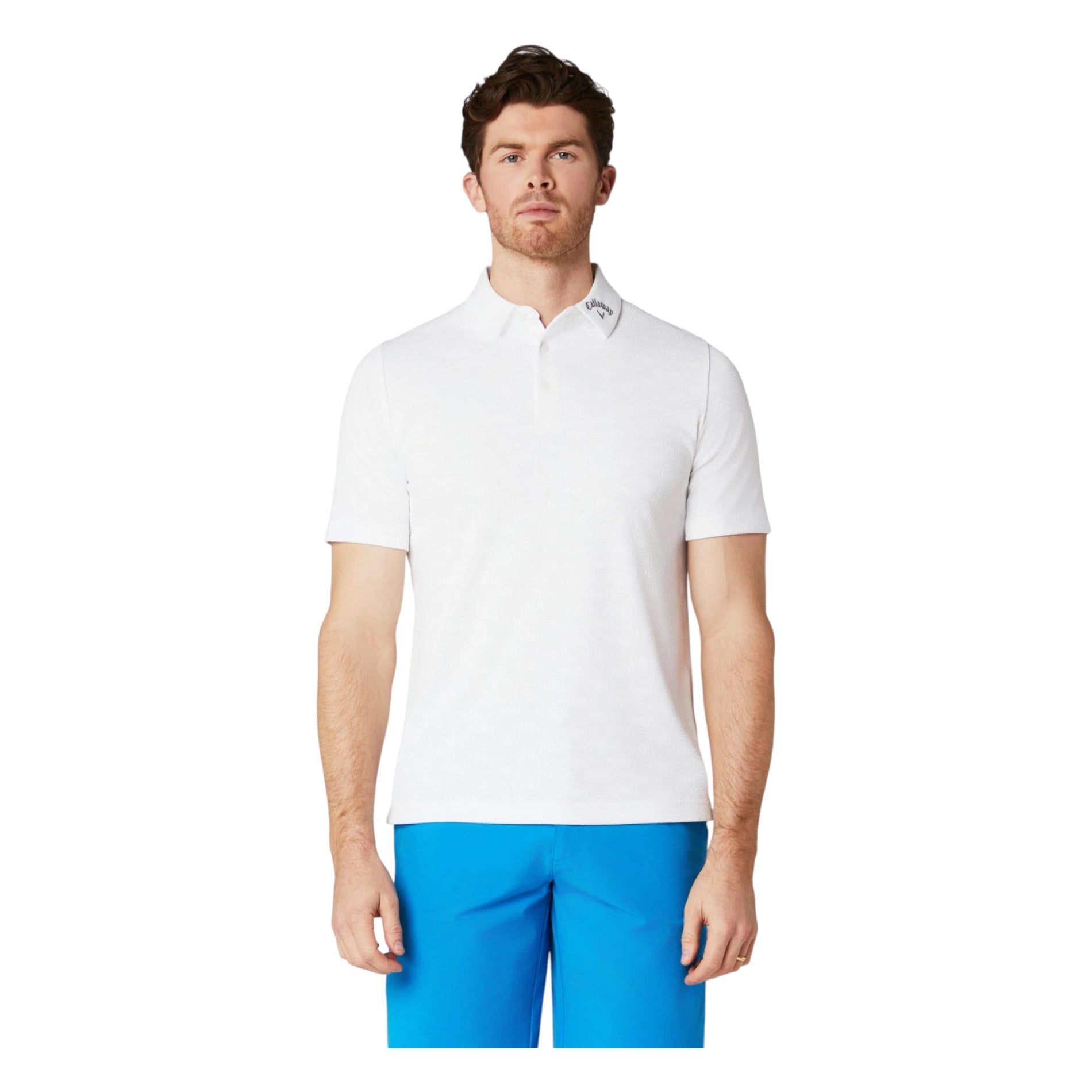 Callaway Odyssey Ventilated Jacquard Golf Polo Shirt CGKSG0C6