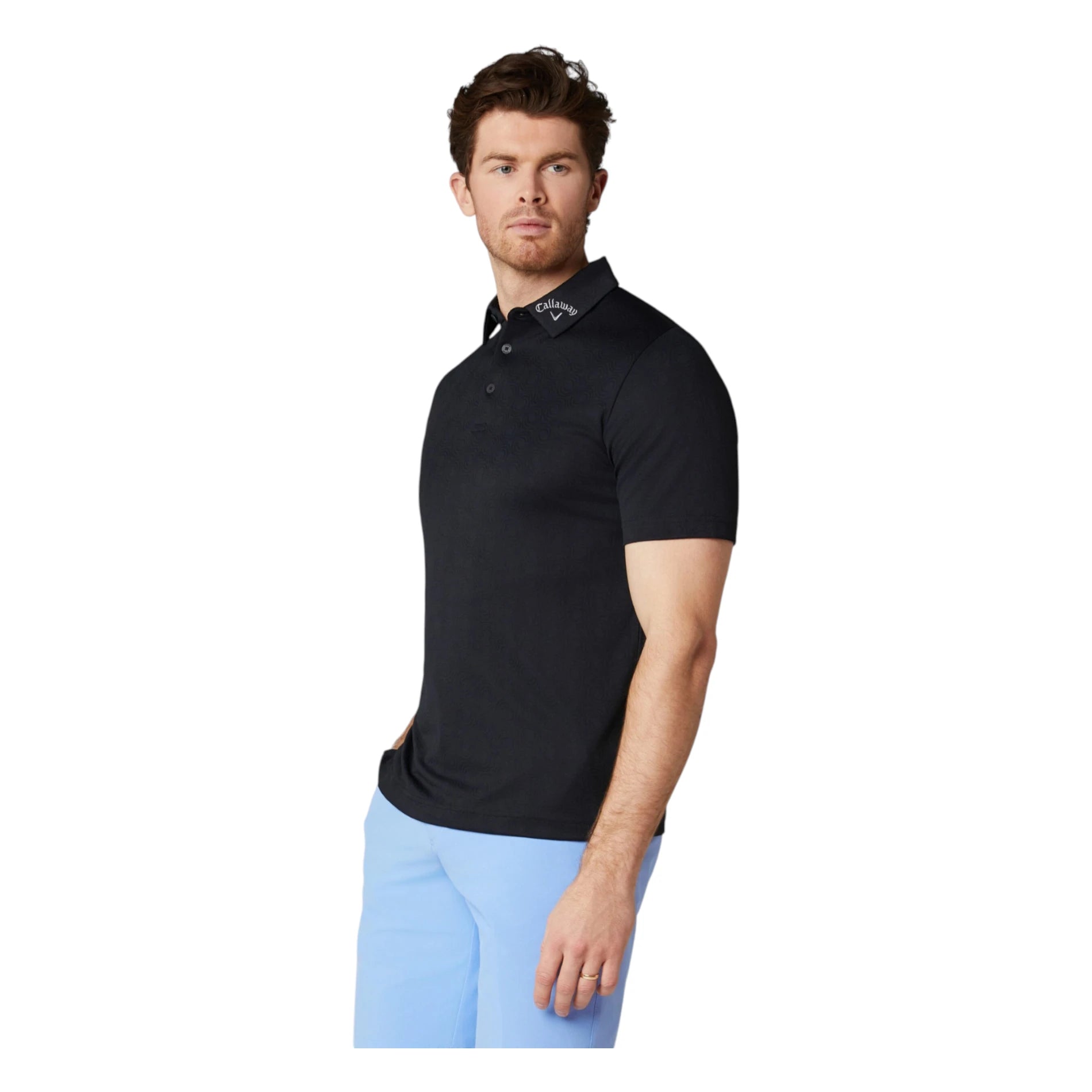 Callaway Odyssey Ventilated Jacquard Golf Polo Shirt CGKSG0C6
