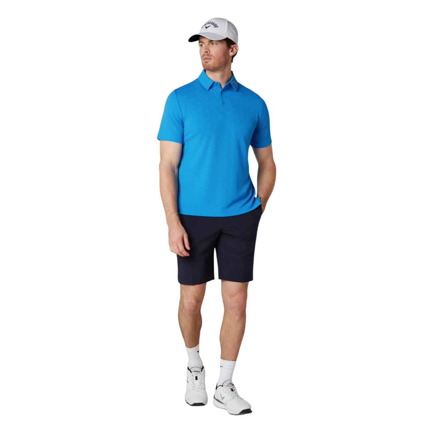 Callaway Odyssey Ventilated Jacquard Golf Polo Shirt CGKSG0C6